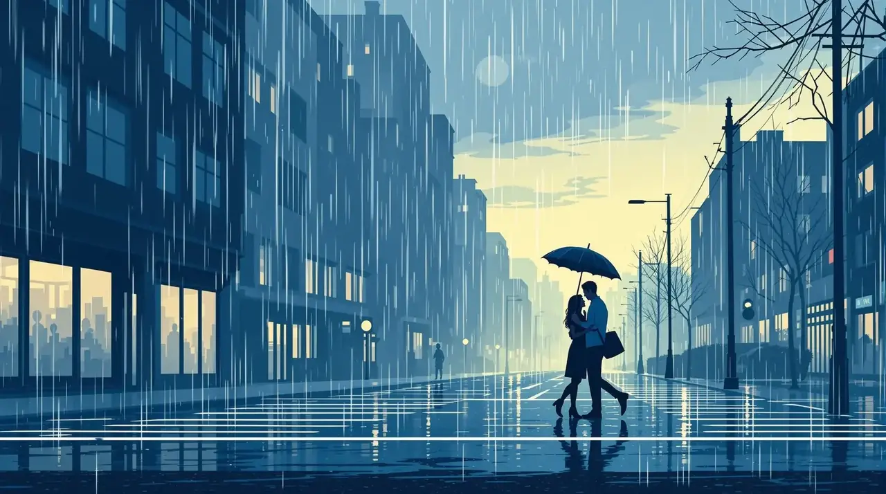 黄豆短剧原版首屏推荐《一把伞的雨季》画面